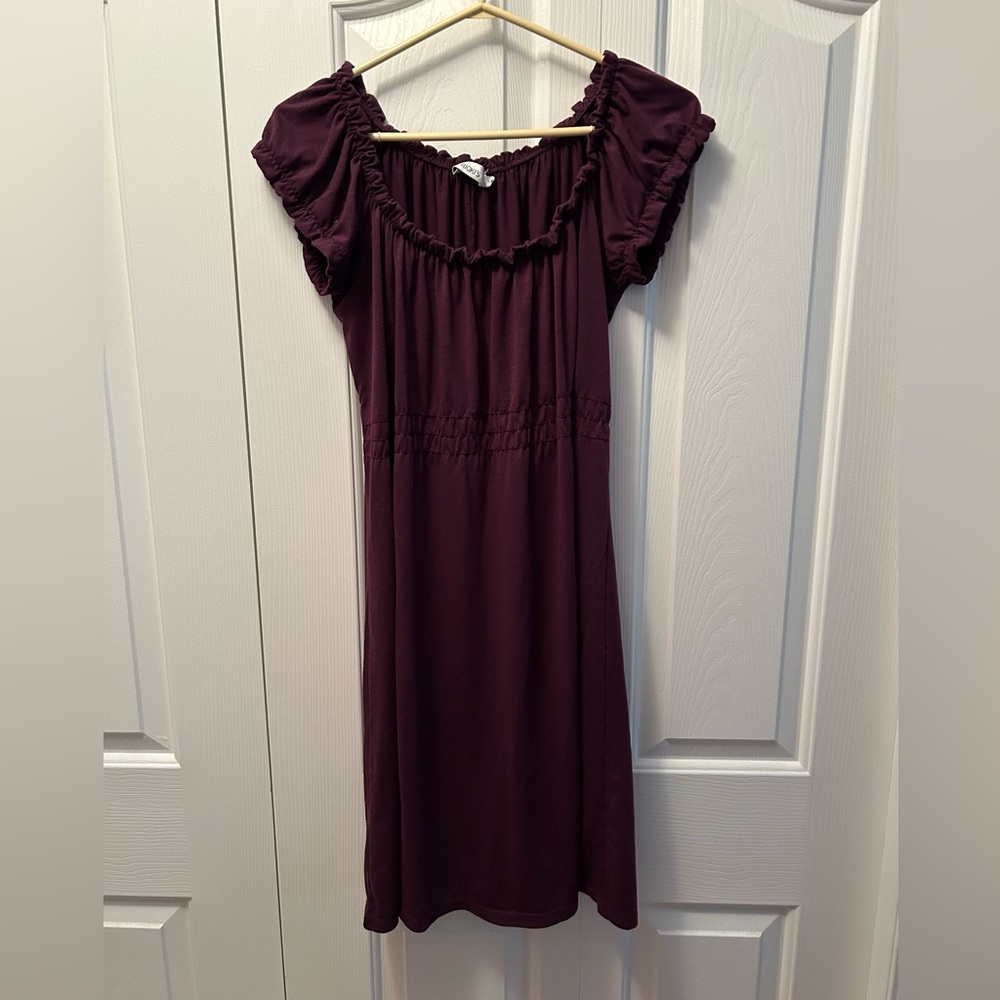 Ricki's Deep Plum Midi Dress